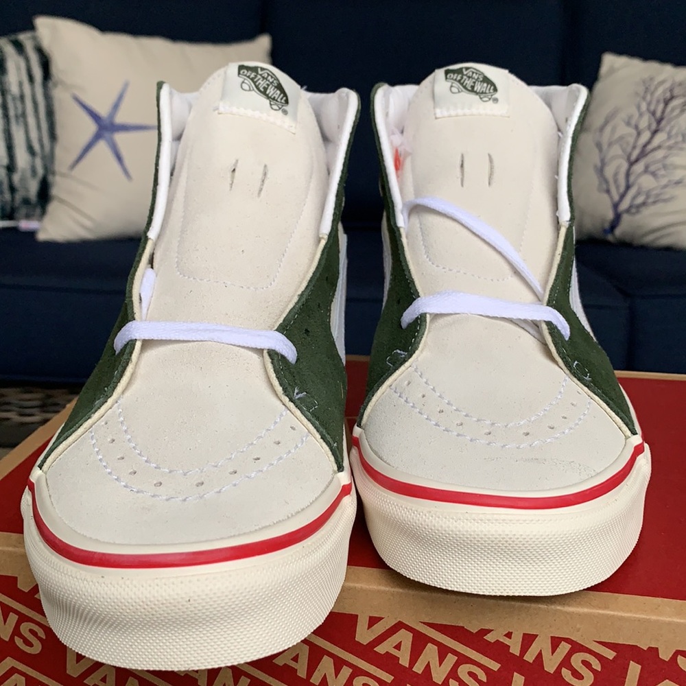 VANS WMNS SK8-HI RETRO SPORT MARSHMALLOW/BKOMBURG Sneakers - Picture 13 of 16